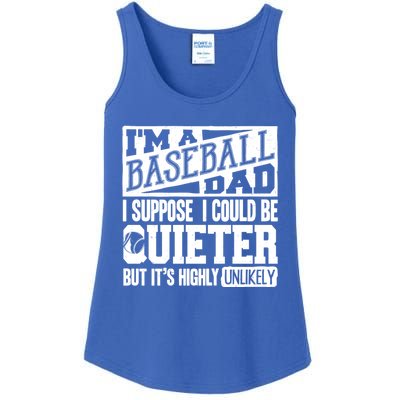 Baseball Dad Gift Baseball Lover Gift Ladies Essential Tank