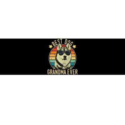 Best Dog Grandma Ever Siberian Husky Mother's Day Bumper Sticker