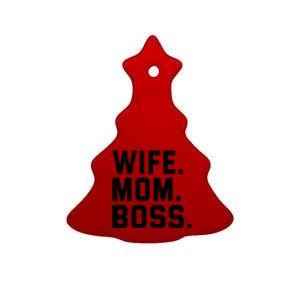 Boss Day Gift Wife Mom Boss Mama MotherS Day Birthday Great Gift Ceramic Tree Ornament