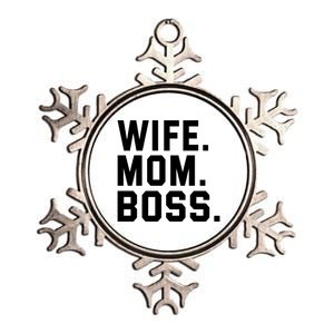 Boss Day Gift Wife Mom Boss Mama MotherS Day Birthday Great Gift Metallic Star Ornament