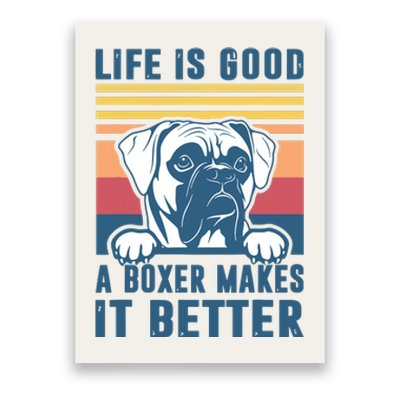 Boxer Dog Gifts For Men Women Boxer Dog Dad Mom Poster