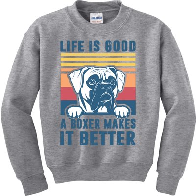 Boxer Dog Gifts For Men Women Boxer Dog Dad Mom Kids Sweatshirt