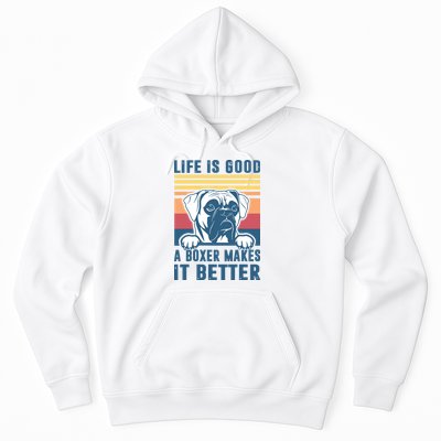 Boxer Dog Gifts For Men Women Boxer Dog Dad Mom Hoodie