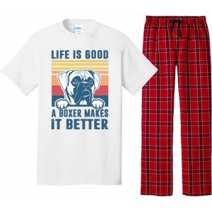 Boxer Dog Gifts For Men Women Boxer Dog Dad Mom Pajama Set