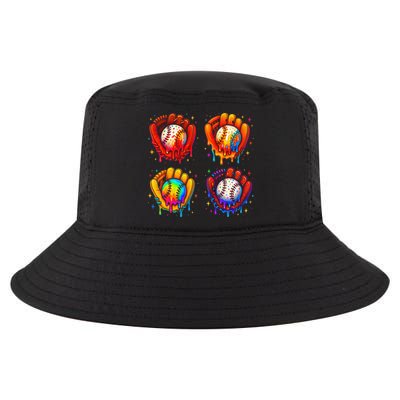 Baseball Drip Gloves Sweet Ice Cream Sprinkles Cool Comfort Performance Bucket Hat