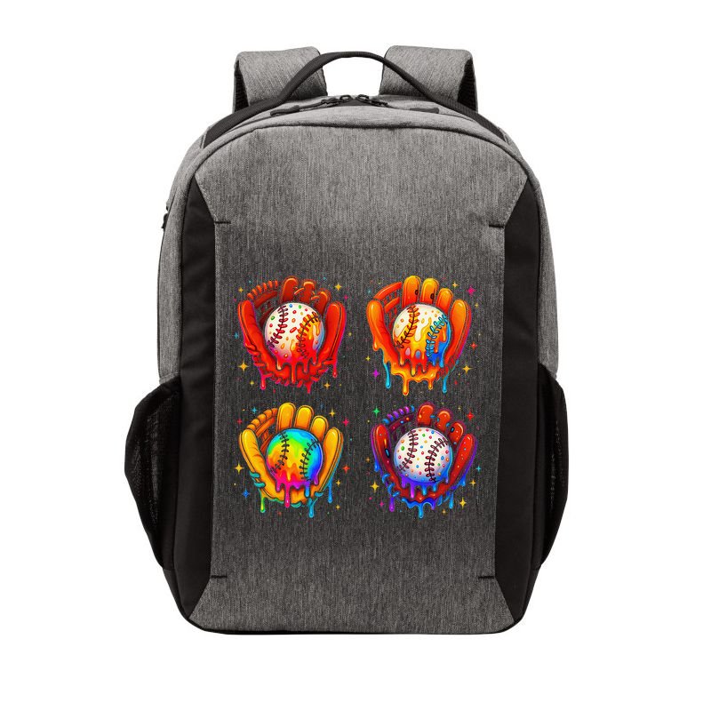 Baseball Drip Gloves Sweet Ice Cream Sprinkles Vector Backpack