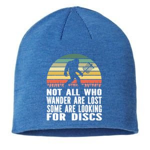 Bigfoot Disc Golf Sasquatch Yeti Frisbee Golf Ultimate Gift Sustainable Beanie