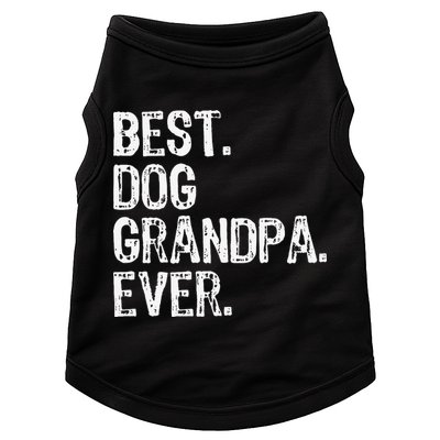 Best Dog Grandpa Ever Funny Cool Doggie Tank