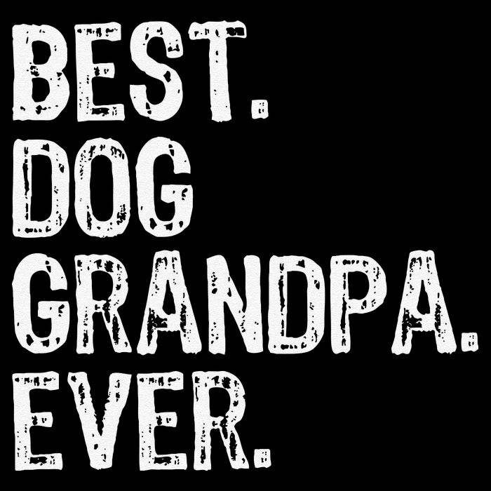 Best Dog Grandpa Ever Funny Cool Tall T-Shirt