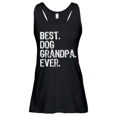 Best Dog Grandpa Ever Funny Cool Ladies Essential Flowy Tank
