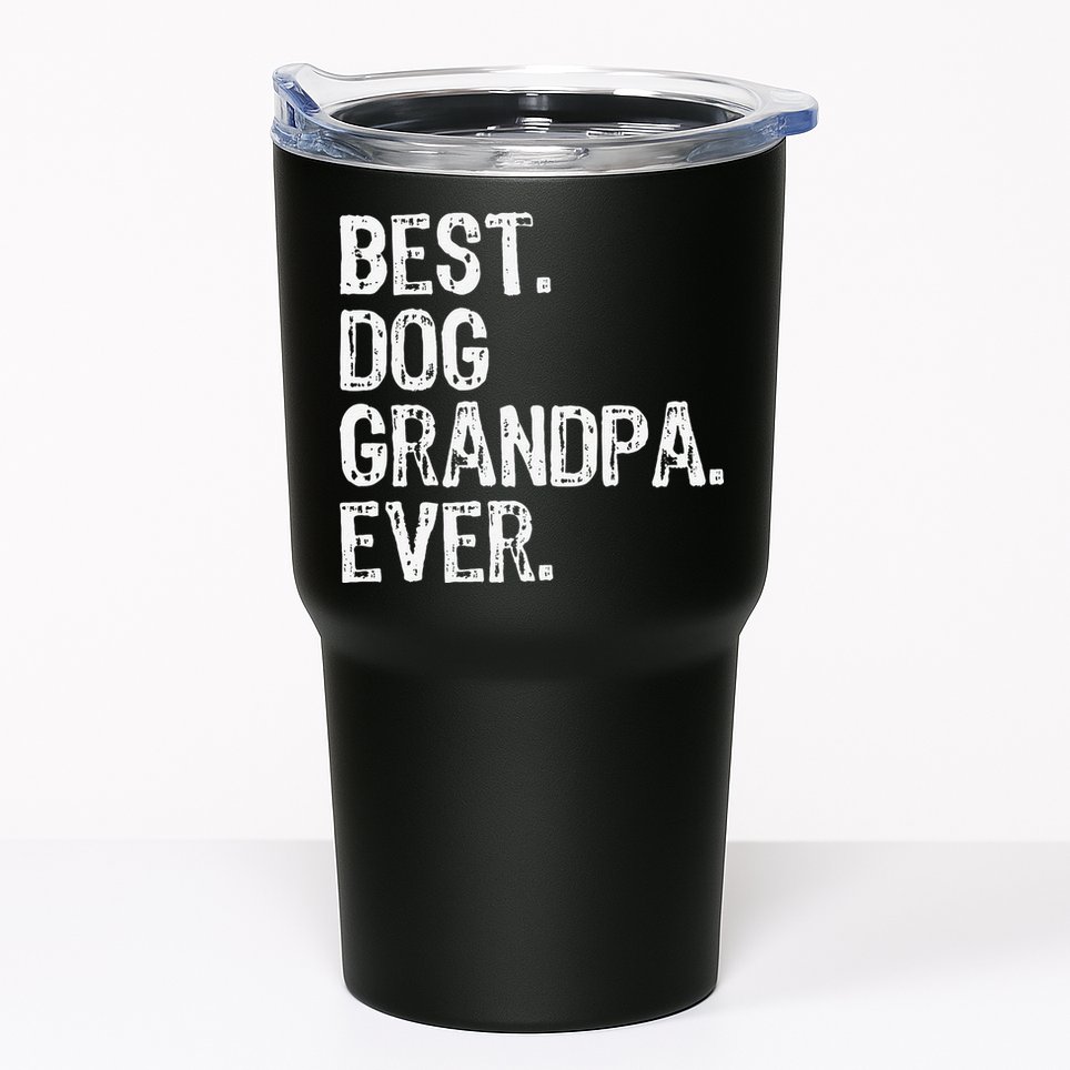 Best Dog Grandpa Ever Funny Cool Tumbler