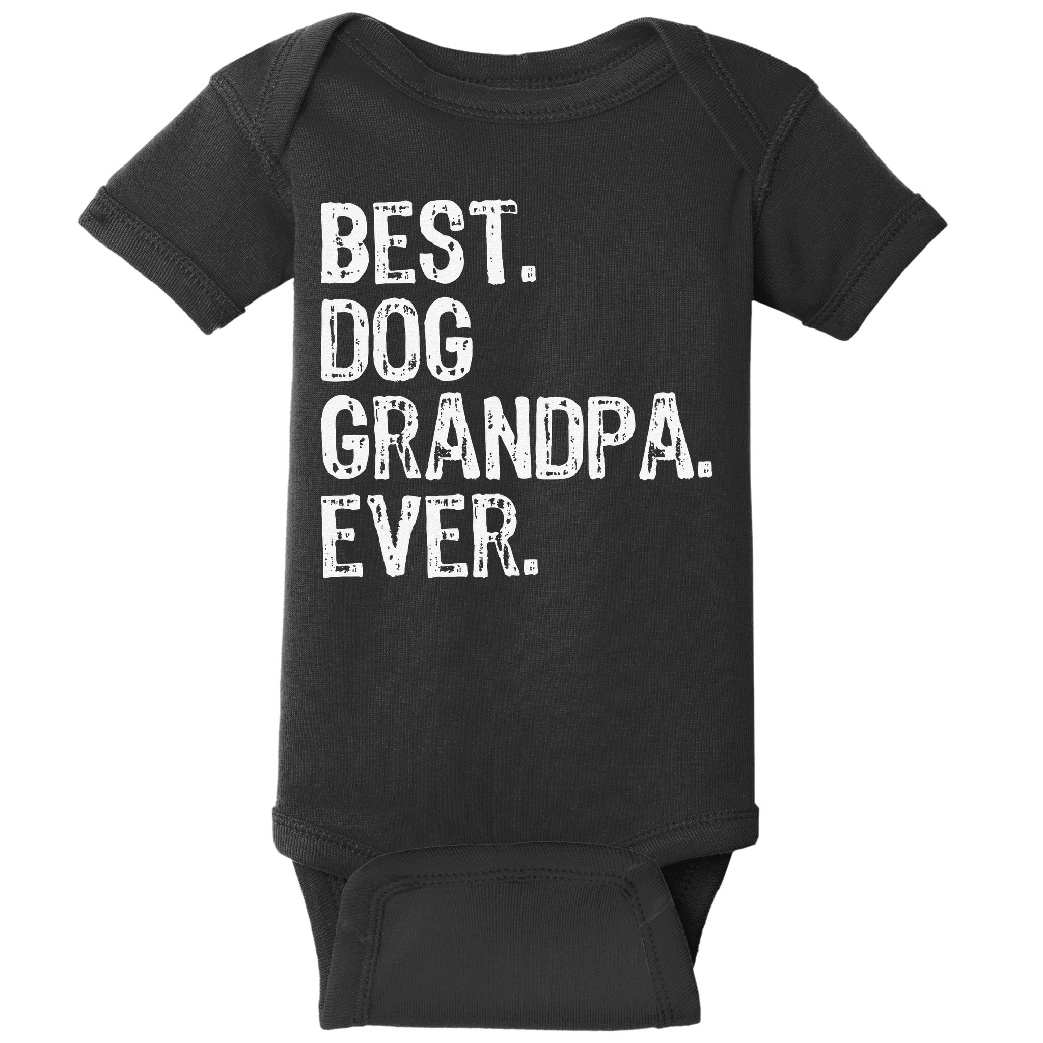 Best Dog Grandpa Ever Funny Cool Baby Bodysuit