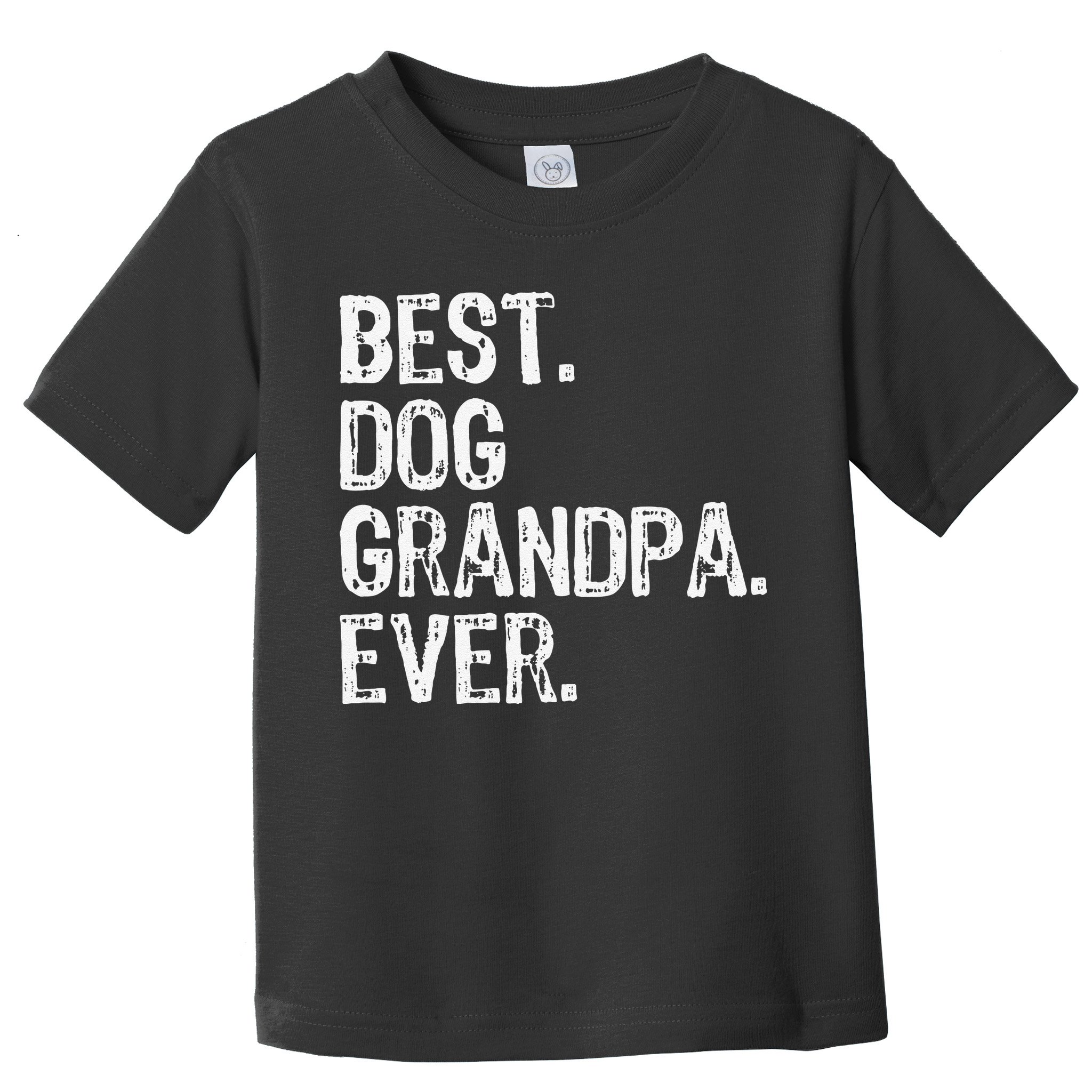 Best Dog Grandpa Ever Funny Cool Toddler T-Shirt