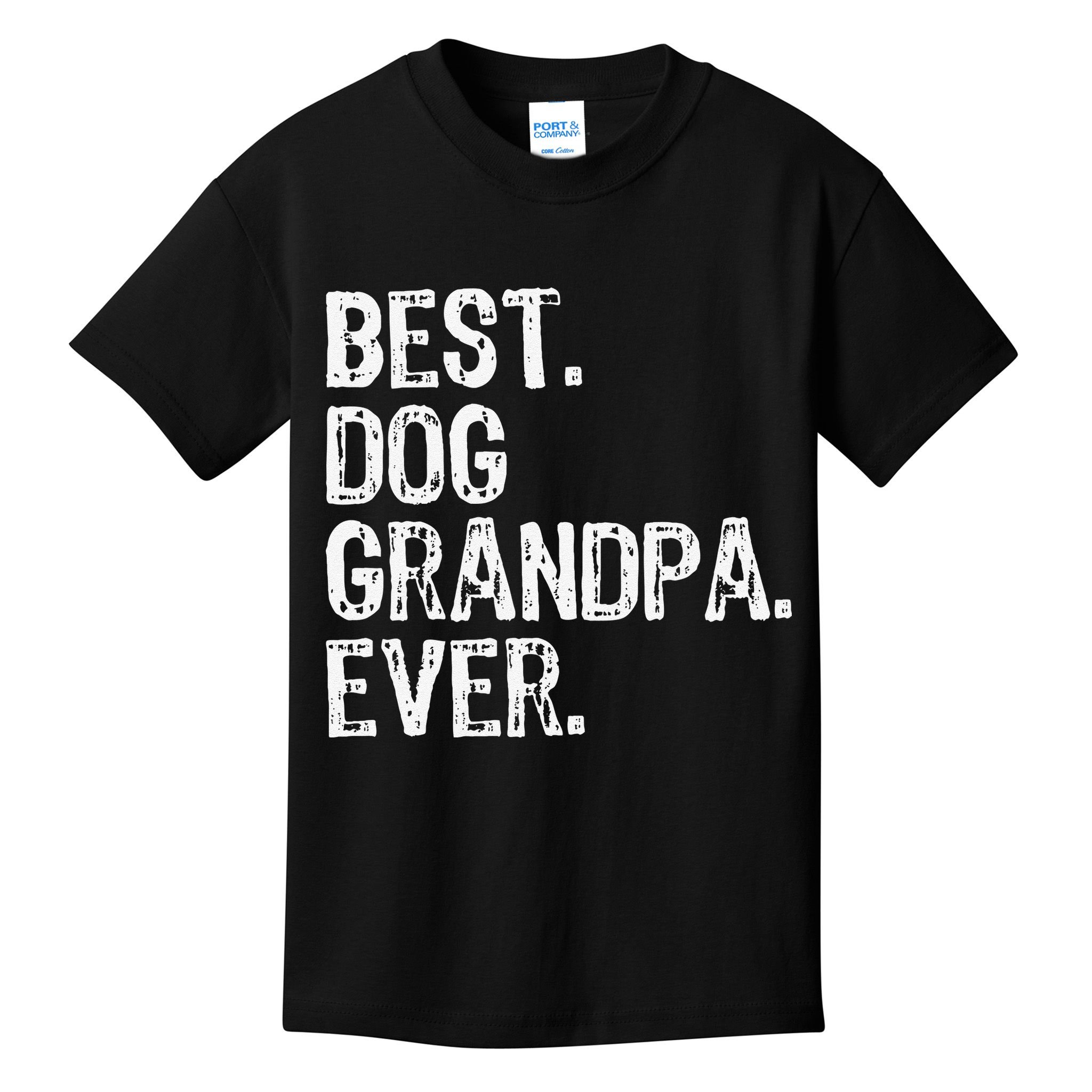 Best Dog Grandpa Ever Funny Cool Kids T-Shirt