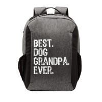 Best Dog Grandpa Ever Funny Cool Vector Backpack