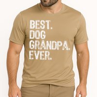 Best Dog Grandpa Ever Funny Cool Cooling Performance Crew T-Shirt