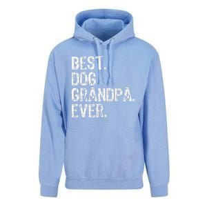 Best Dog Grandpa Ever Funny Cool Unisex Surf Hoodie