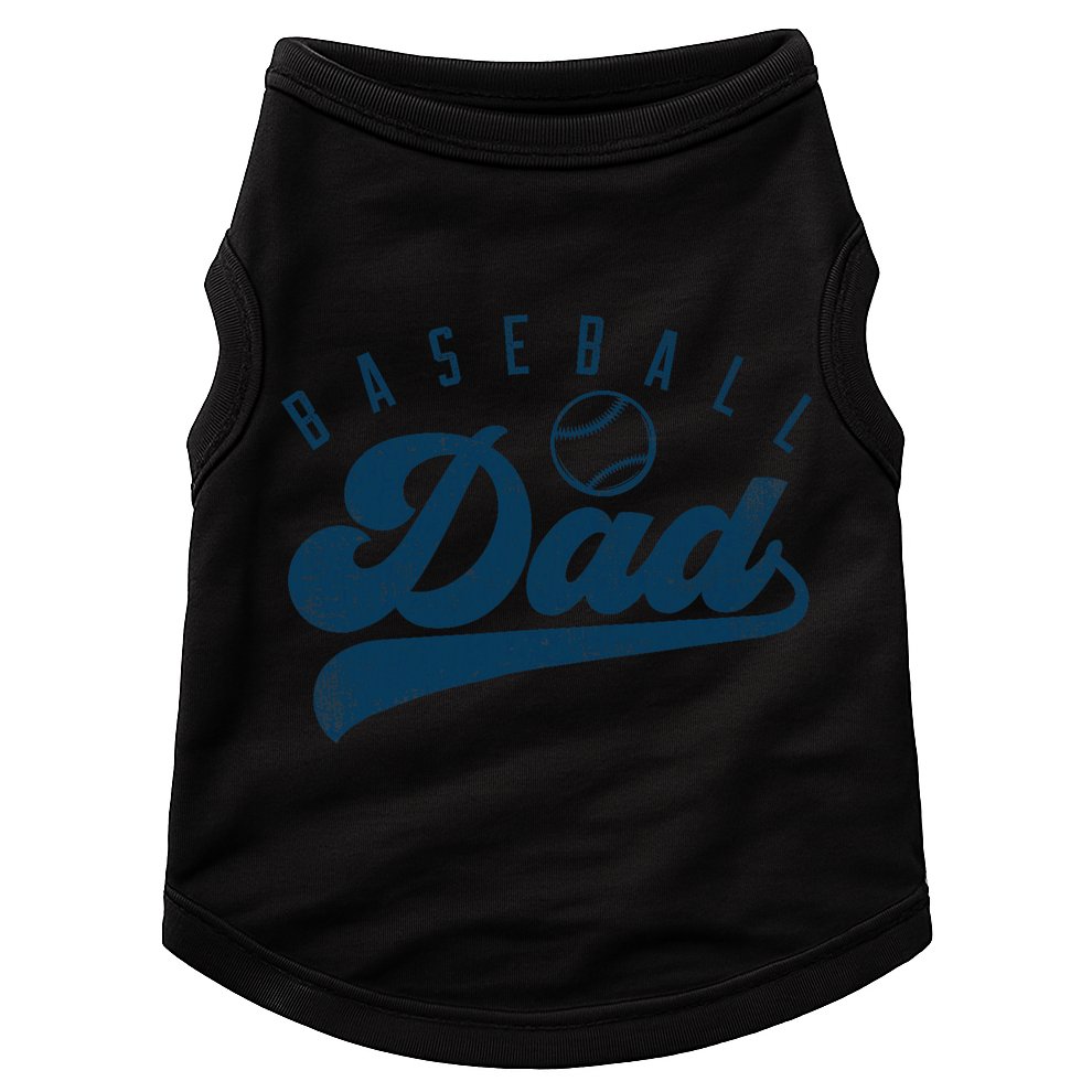 Baseball Dad Gifts Daddy Fathers Day Doggie Tank