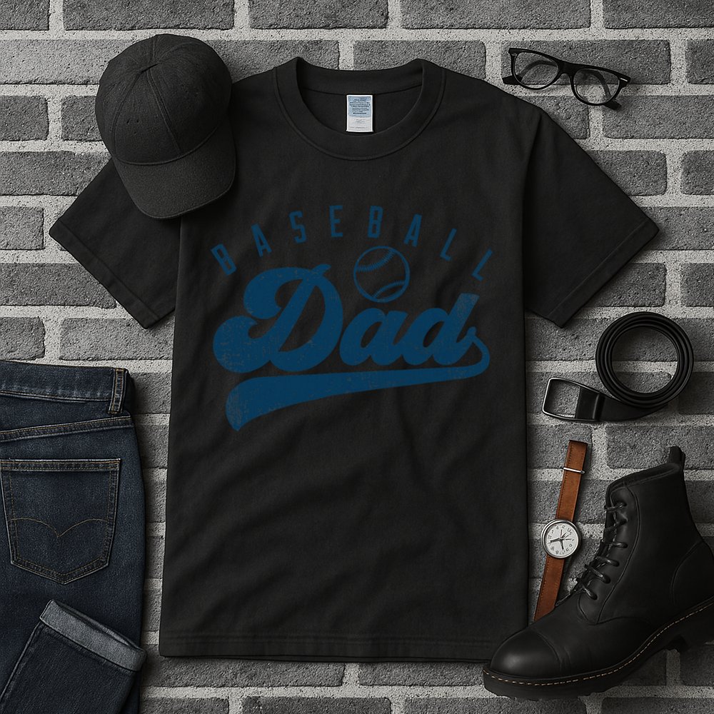 Baseball Dad Gifts Daddy Fathers Day Tall T-Shirt