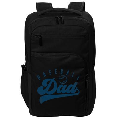 Baseball Dad Gifts Daddy Fathers Day Impact Tech Backpack