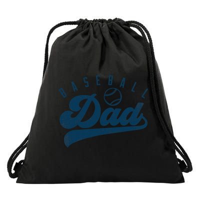 Baseball Dad Gifts Daddy Fathers Day Drawstring Bag