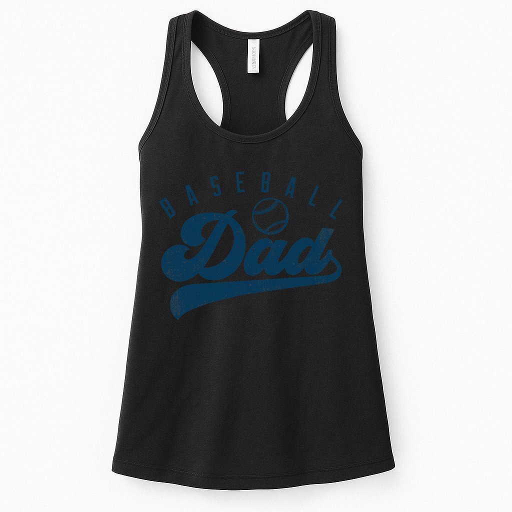 Baseball Dad Gifts Daddy Fathers Day Womens Tank Top