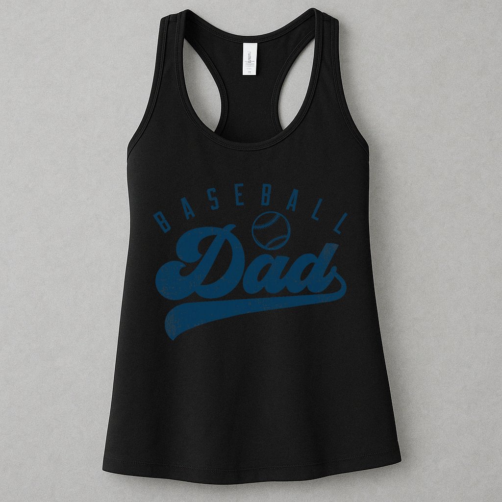 Baseball Dad Gifts Daddy Fathers Day Womens Tank Top