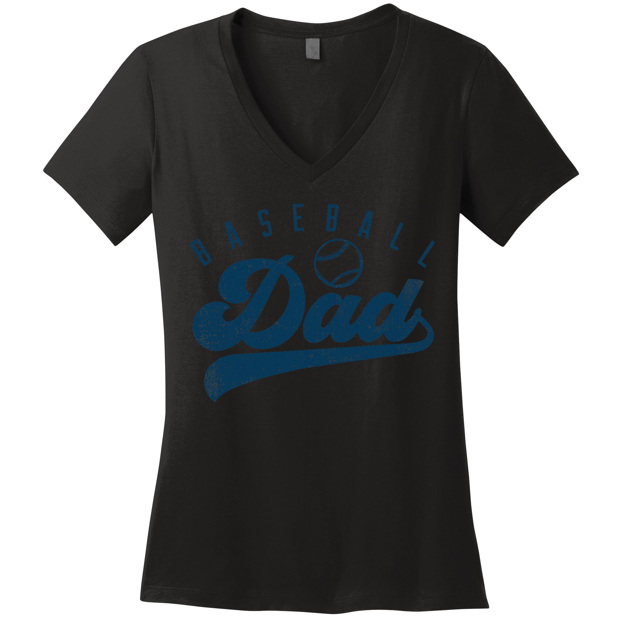 Baseball Dad Gifts Daddy Fathers Day Women's V-Neck T-Shirt