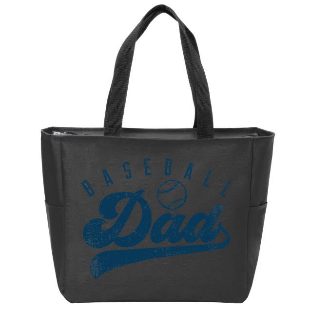 Baseball Dad Gifts Daddy Fathers Day Zip Tote Bag