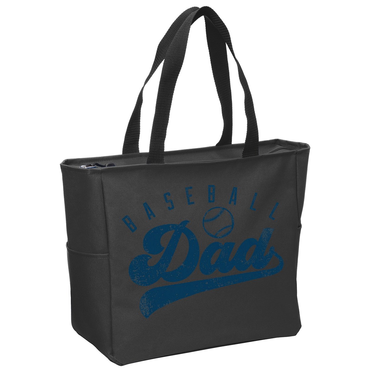 Baseball Dad Gifts Daddy Fathers Day Zip Tote Bag