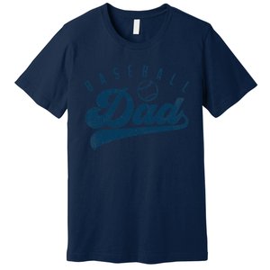 Baseball Dad Gifts Daddy Fathers Day Premium T-Shirt