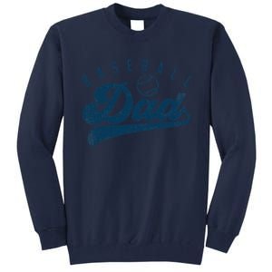 Baseball Dad Gifts Daddy Fathers Day Tall Sweatshirt