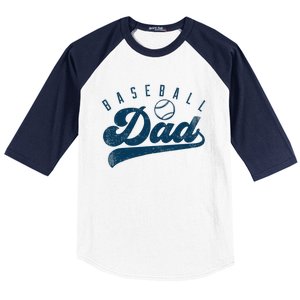 Baseball Dad Gifts Daddy Fathers Day Baseball Sleeve Shirt