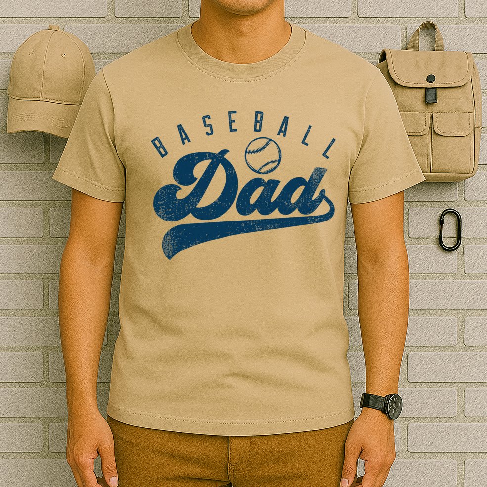 Baseball Dad Gifts Daddy Fathers Day T-Shirt