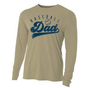 Baseball Dad Gifts Daddy Fathers Day Cooling Performance Long Sleeve Crew