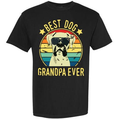 Best Dog Grandpa Ever Boxer Fathers Day Garment-Dyed Heavyweight T-Shirt