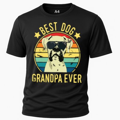 Best Dog Grandpa Ever Boxer Fathers Day Performance Shirt