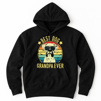Best Dog Grandpa Ever Boxer Fathers Day Hoodie