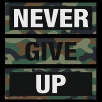 Bahaa's Don't Give Up Illustration Quotes Novelty  Impact Tech Backpack