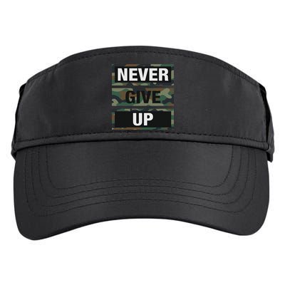 Bahaa's Don't Give Up Illustration Quotes Novelty  Adult Drive Performance Visor