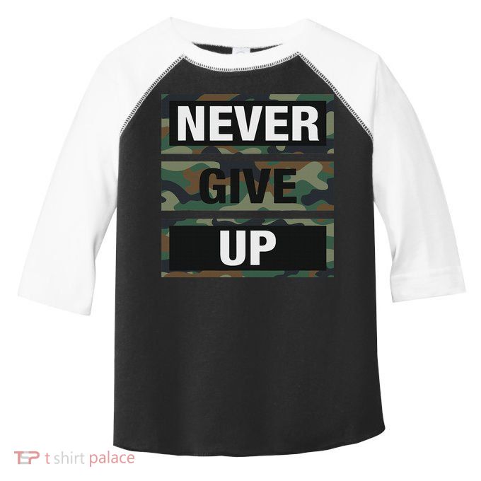Bahaa's Don't Give Up Illustration Quotes Novelty  Toddler Fine Jersey T-Shirt