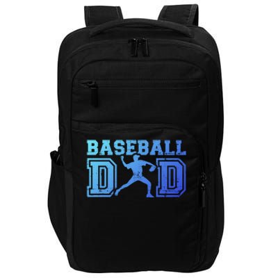 Baseball Dad Gift For FatherS Day Gift Impact Tech Backpack