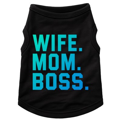 Boss Day Great Gift Wife Mom Boss Mama MotherS Day Birthday Gift Doggie Tank