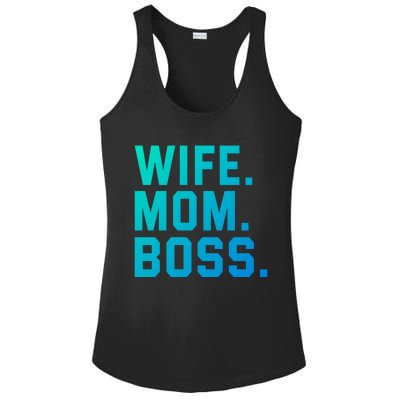 Boss Day Great Gift Wife Mom Boss Mama MotherS Day Birthday Gift Ladies PosiCharge Competitor Racerback Tank