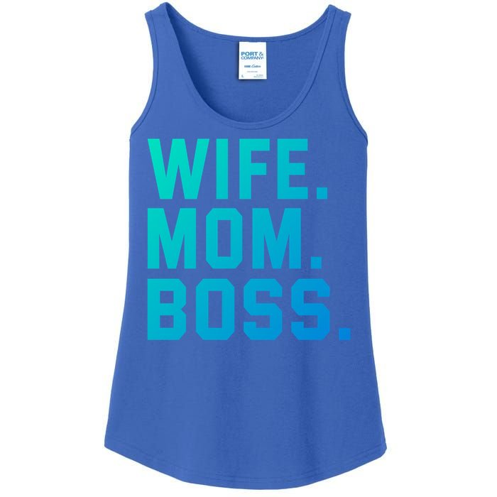 Boss Day Great Gift Wife Mom Boss Mama MotherS Day Birthday Gift Ladies Essential Tank