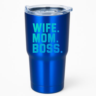 Boss Day Great Gift Wife Mom Boss Mama MotherS Day Birthday Gift Tumbler