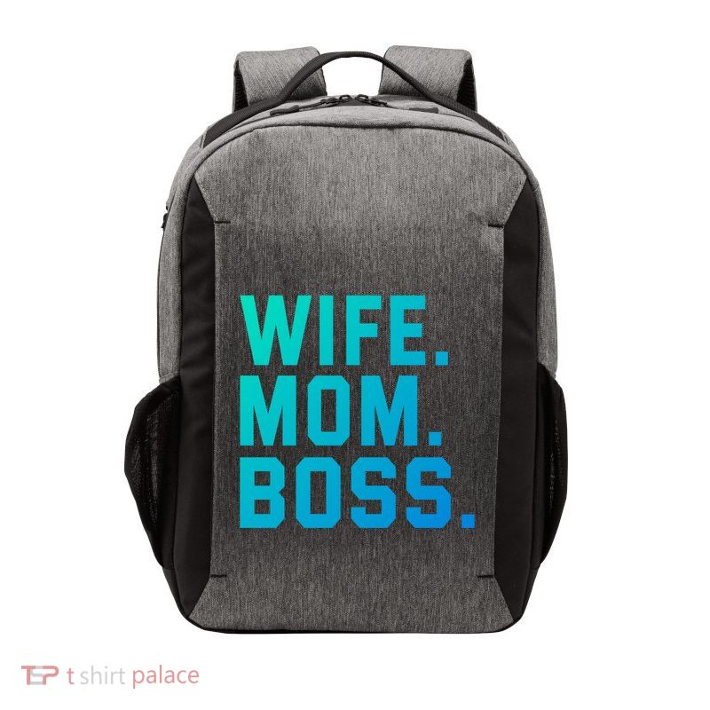 Boss Day Great Gift Wife Mom Boss Mama MotherS Day Birthday Gift Vector Backpack