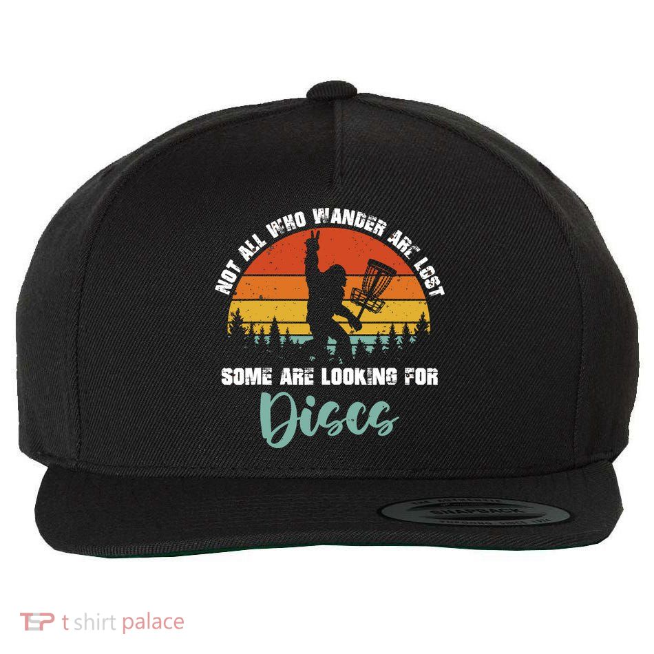 Bigfoot Disc Golf Big Foot Sasquatch Gifts For Wool Snapback Cap