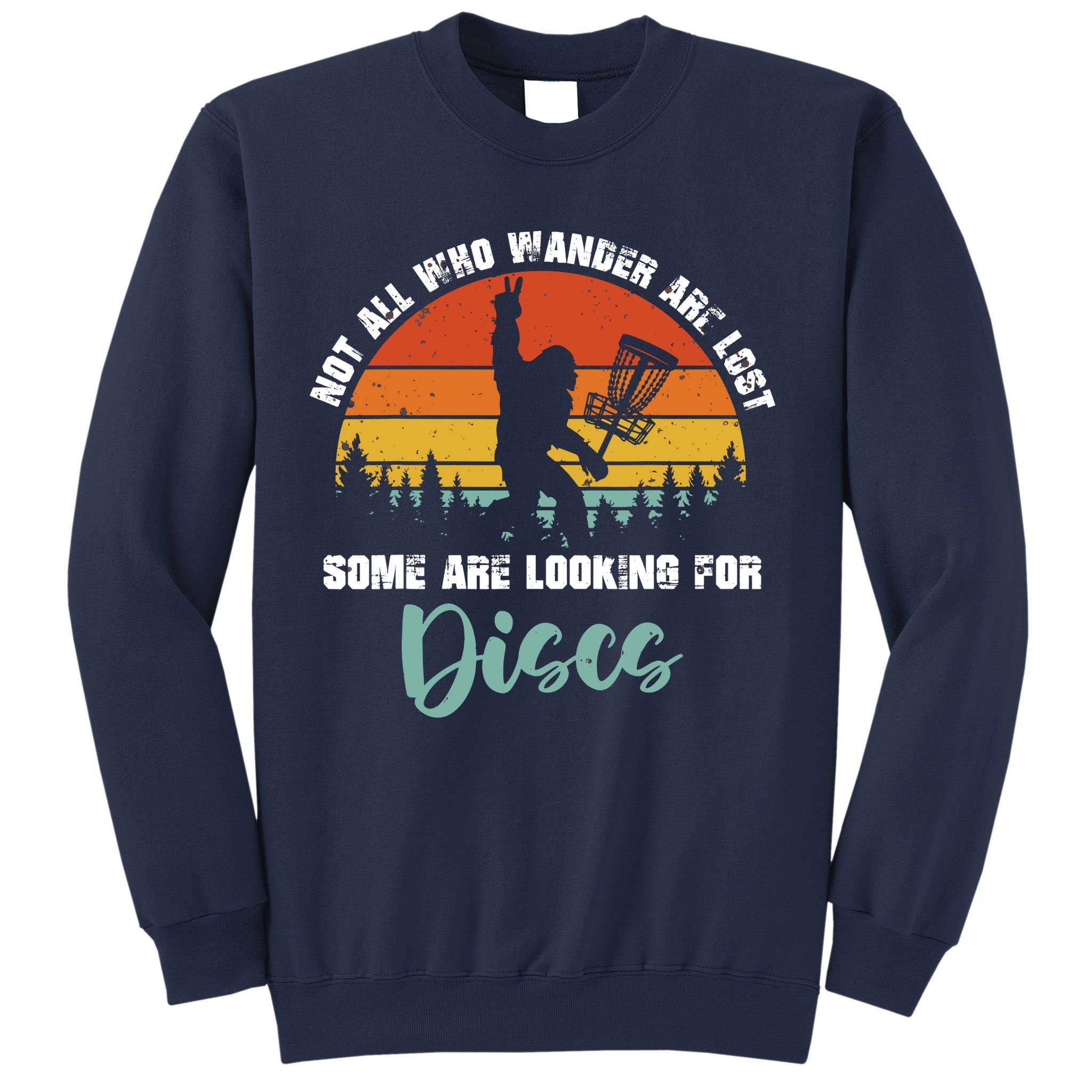 Bigfoot Disc Golf Big Foot Sasquatch Gifts For Sweatshirt