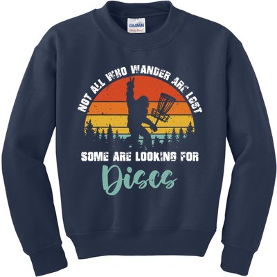 Bigfoot Disc Golf Big Foot Sasquatch Gifts For Kids Sweatshirt